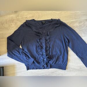 Apt 9 ruffled cardigan